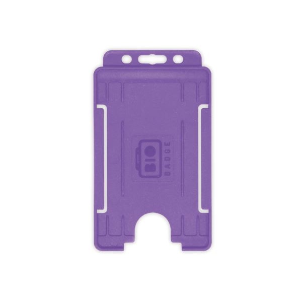 Bilde av Bio badge Cardholder/carrying face open plastic purple (vertical/portrait). 60270474 (DE,SE,NO,FI,RO,PL)